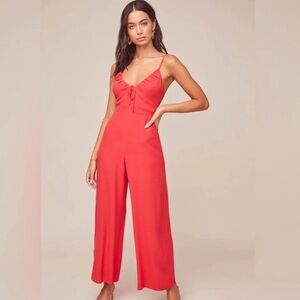 ASTR The Label Cicely Wide Leg Jumpsuit